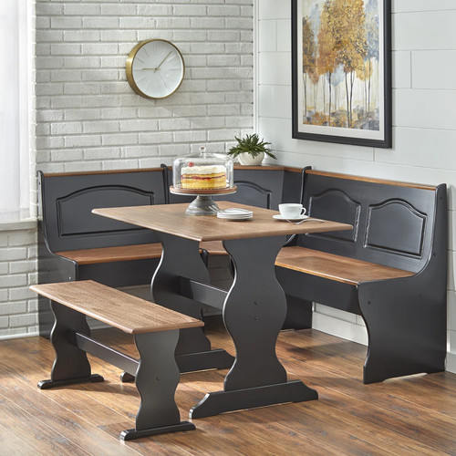 3pc black walnut brown - black,